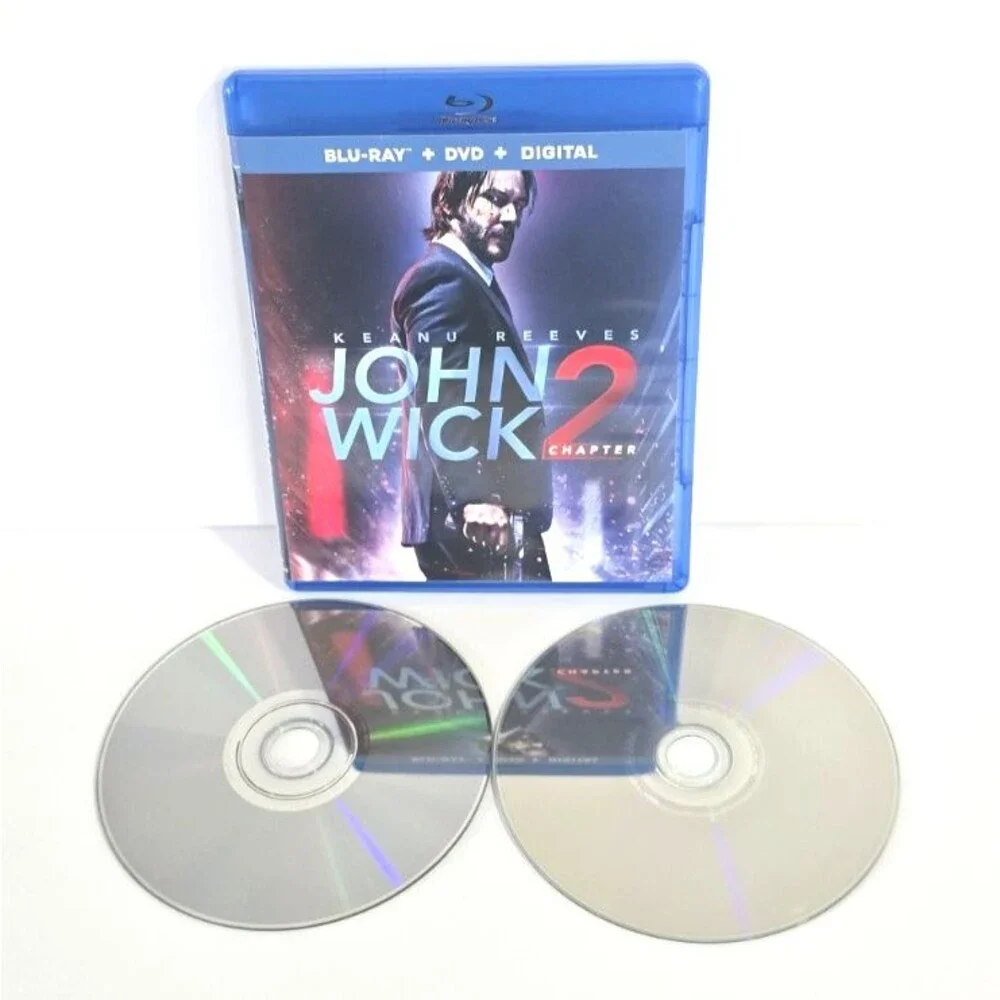 John Wick 1, 2 & 3 Movies Blue-ray & DVD Keanu Reeves - Picture 7 of 8